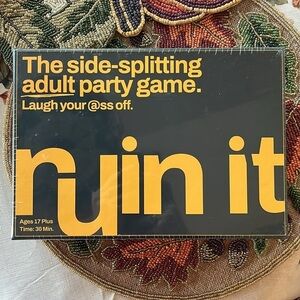 Brand New Ruin It Adult Party Games College Drinking Game Night Ages 18+